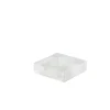 MEALPLAK Assiette gourmet carré blanc résine Nacryl® 15 cm New