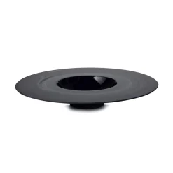 Assiette gourmet rond noir porcelaine culinaire Ø 30,3 cm Sphere - REVOL Online