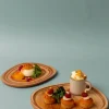 Assiette irrégulière bouleau 23 cm - DE LA ROCA Discount