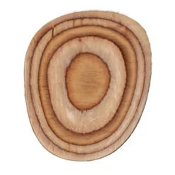 Assiette irrégulière bouleau 23 cm - DE LA ROCA Discount