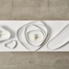 COOKPLAY Assiette noir porcelaine 20,5x14 cm Yayoi Clearance