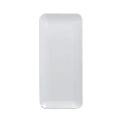 DUDSON Assiette organique blanc porcelaine vitrifiée 35x16 cm White Best