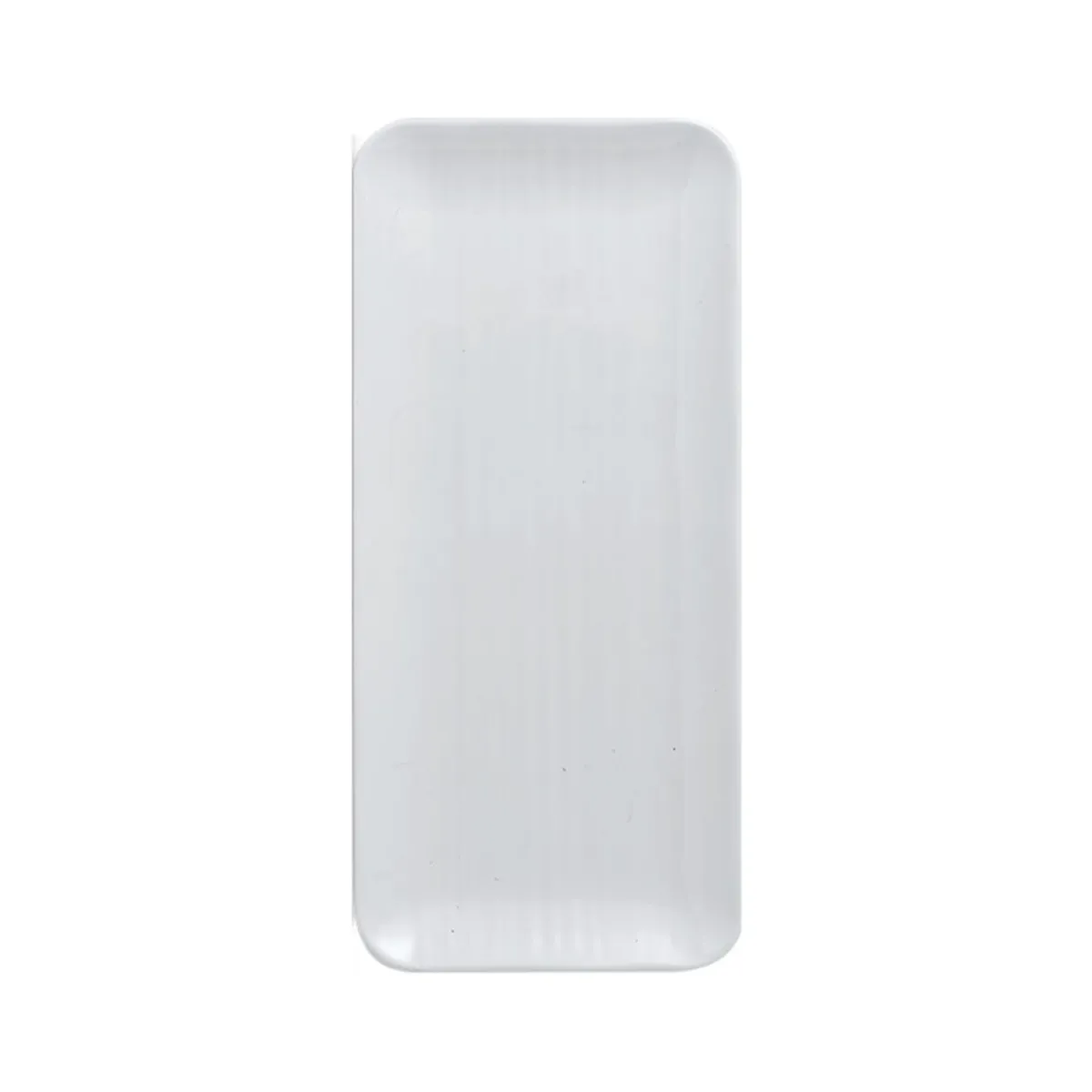DUDSON Assiette organique blanc porcelaine vitrifiée 35x16 cm White Best