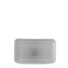 Assiette organique gris porcelaine vitrifiée 27x16 cm Harvest Norse - DUDSON Hot