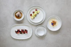 ACCOLADE Assiette ovale beige grès émaillé 33x22,5 cm Aurora Best