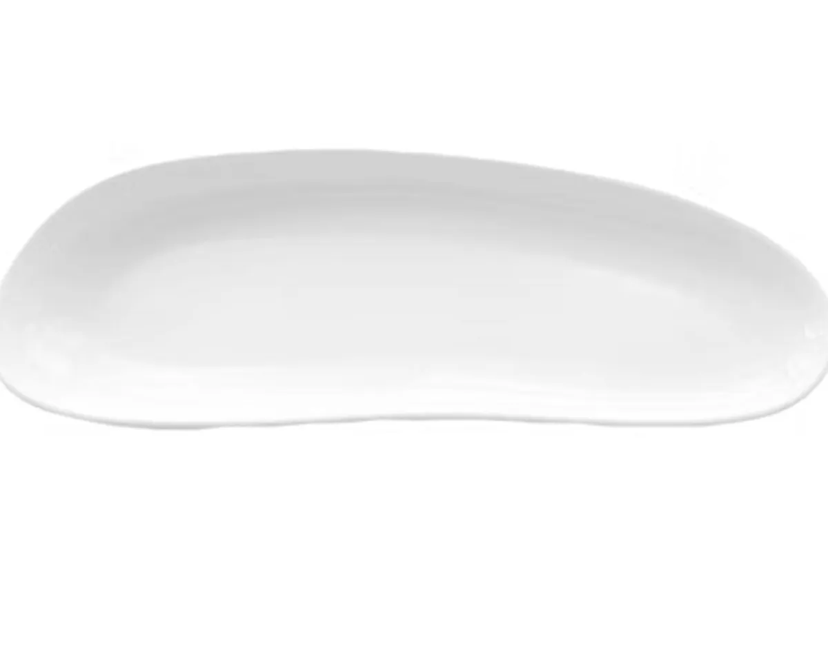 Assiette ovale blanc porcelaine 32x11,5 cm Yayoi - COOKPLAY Clearance