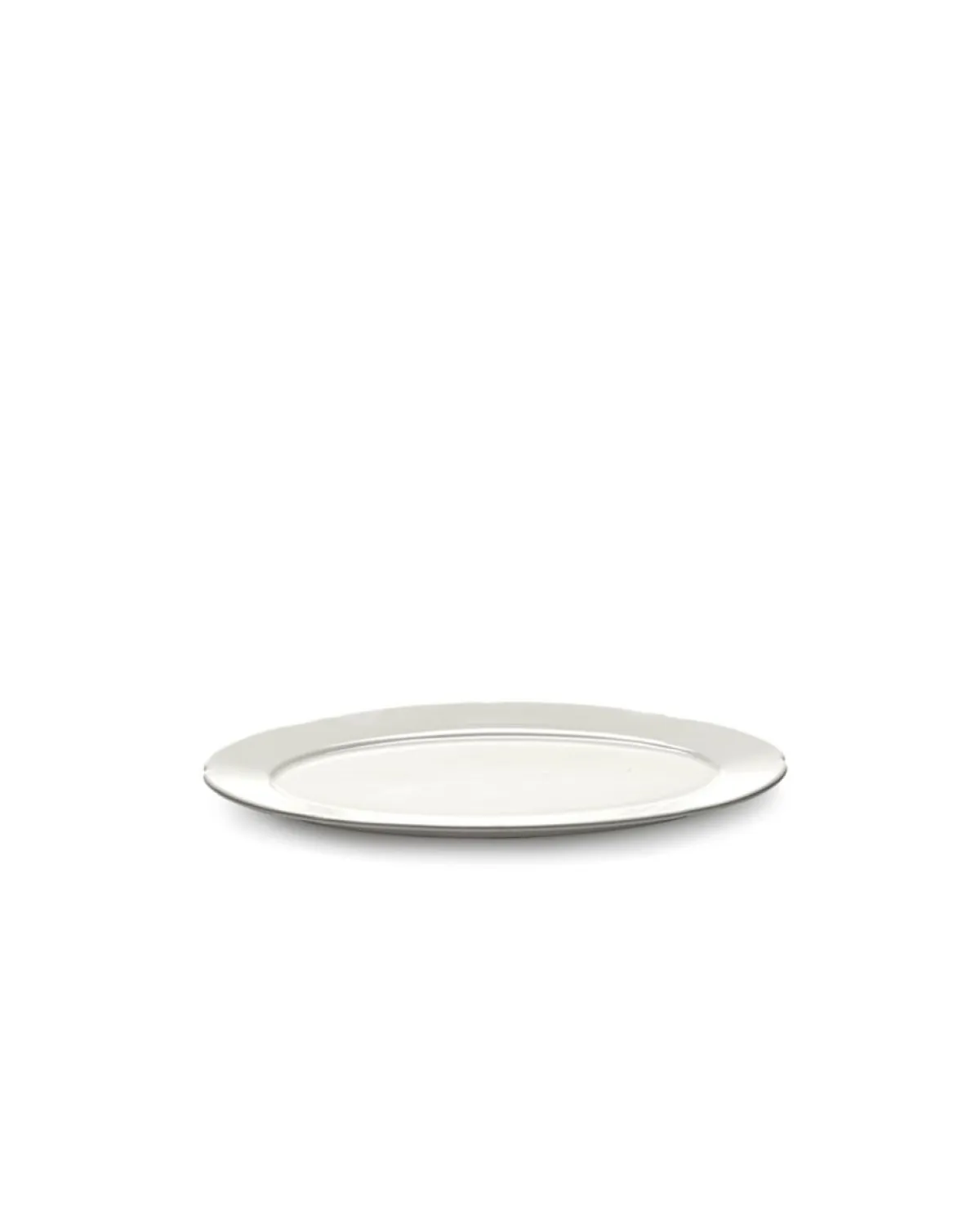 SERAX Assiette ovale blanc porcelaine 18,5x10 cm Silhouette Outlet