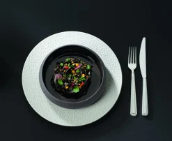 DEGRENNE Assiette à pain rond blanc porcelaine de limoges Ø 14 cm L' Perles De Rosee Blanches Best