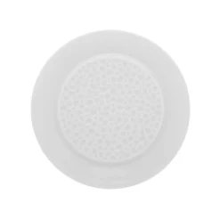 DEGRENNE Assiette à pain rond blanc porcelaine de limoges Ø 14 cm L' Perles De Rosee Blanches Best