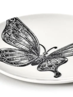 Assiette à pain rond BUTTERFLY porcelaine Ø 12 cm Unity - SERAX