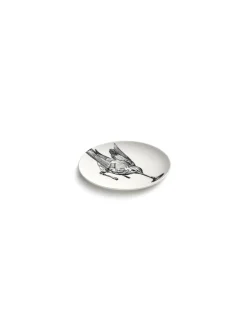 SERAX Assiette à pain rond HUMMINGBIRD porcelaine Ø 12 cm Unity Outlet