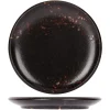 PROOF Assiette à pain rond noir porcelaine Ø 15 cm Etna Best