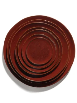 Assiette à pain rond Venetian red grès émaillé Ø 11,5 cm La Mère - SERAX