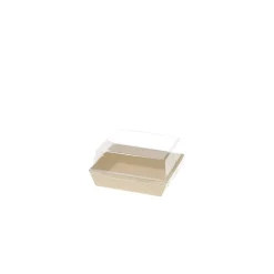 Assiette papier carré 10,5x10,5x2,5 cm Oxstal (500 pièces) - PRO.MUNDI Best