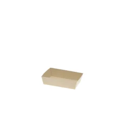 Assiette papier rectangulaire 10,5x6,5x2,5 cm Oxstal (500 pièces) - PRO.MUNDI New