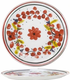 Assiette pizza blanc porcelaine Ø 33 cm Sorrento - MOLLENI Outlet