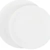 PRO.MUNDI Assiette à pizza rond blanc porcelaine vitrifiée Ø 31,5 cm Outlet