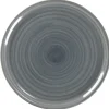 RAK Assiette à pizza rond Jade porcelaine vitrifiée Ø 32,8 cm stone Spot New