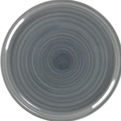 RAK Assiette à pizza rond Jade porcelaine vitrifiée Ø 32,8 cm stone Spot New