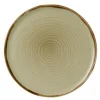 DUDSON Assiette à pizza rond Linen porcelaine vitrifiée Ø 31,8 cm Harvest Outlet
