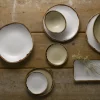 DUDSON Assiette à pizza rond Natural porcelaine vitrifiée Ø 31,8 cm Harvest Clearance
