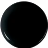 Assiette à pizza rond noir verre trempé Ø 32,1 cm Evolutions   - ARCOROC Discount