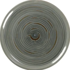 Assiette à pizza rond Peridot porcelaine vitrifiée Ø 32,8 cm stone Spot - RAK Online