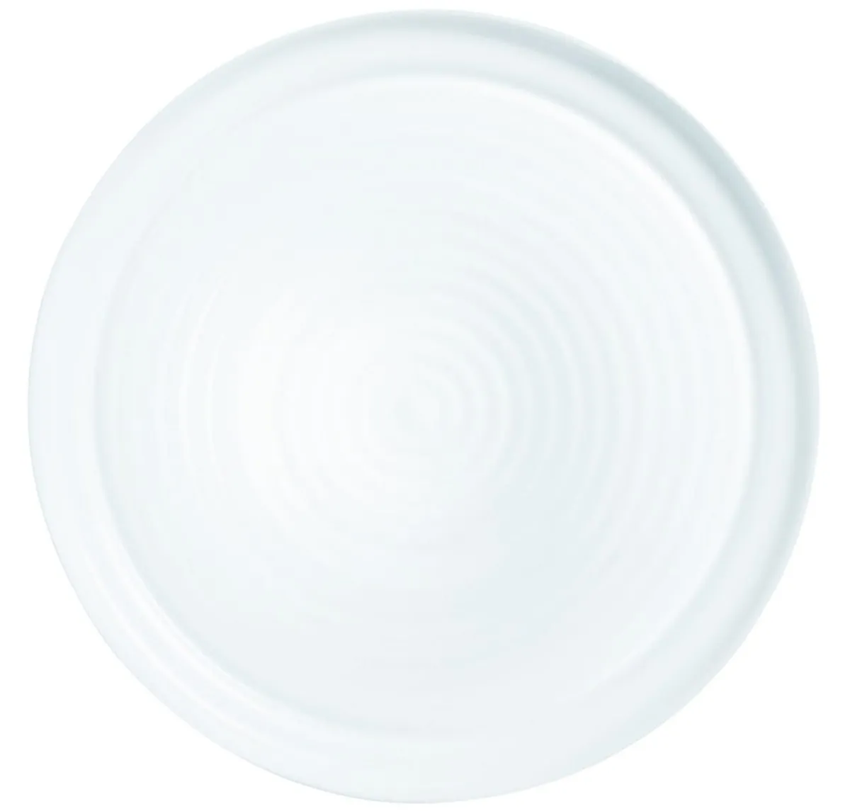 Assiette à pizza xl rond blanc verre opal Ø 32 cm Evolutions - ARCOROC Sale