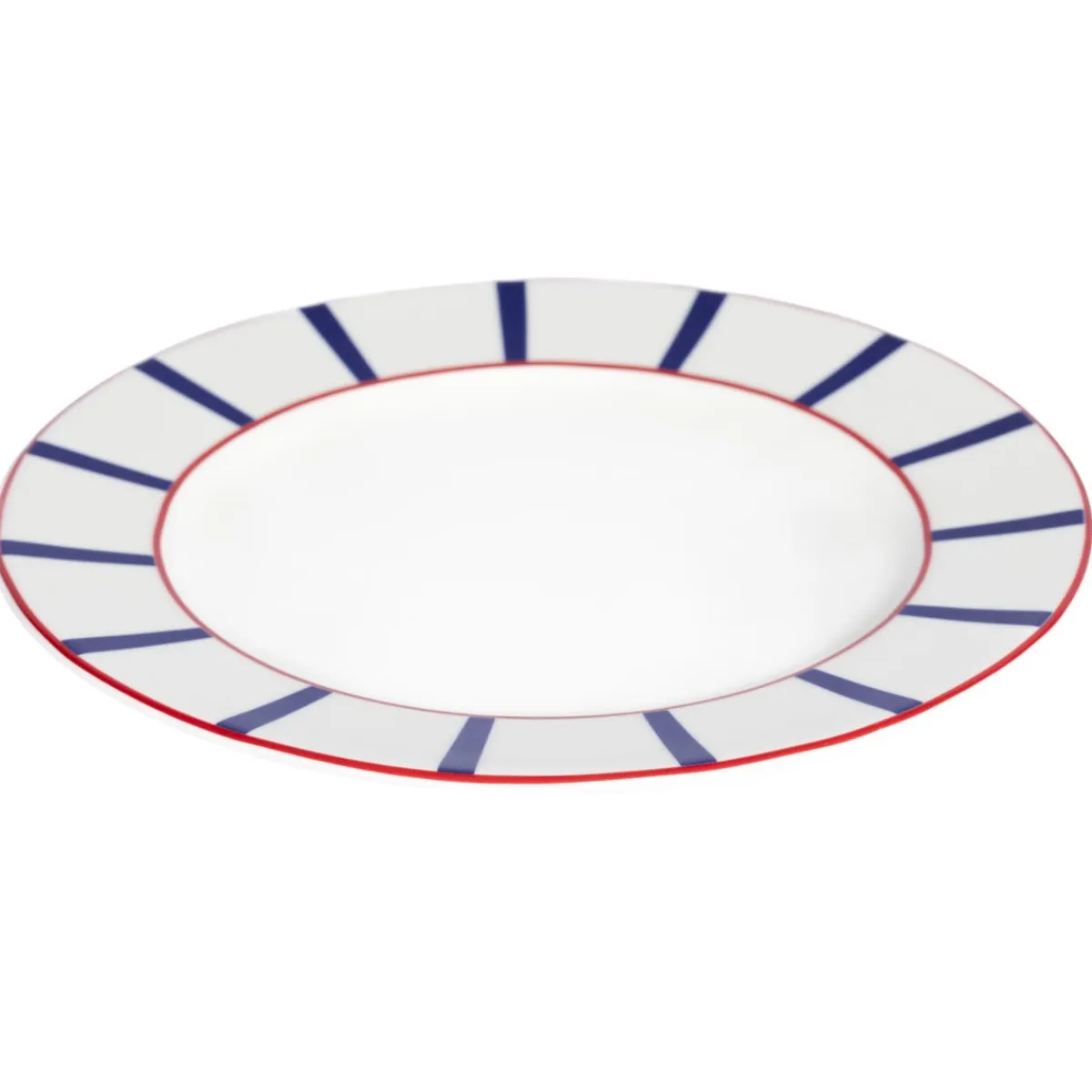Assiette plate avec aile blanc porcelaine Ø 27 cm Ama - ACCOLADE Sale