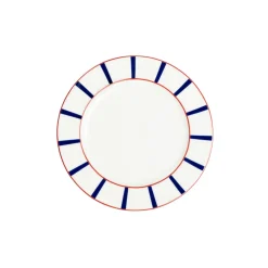 Assiette plate avec aile blanc porcelaine Ø 21 cm Ama - ACCOLADE Online