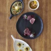 Assiette plate Blanc albâtre porcelaine culinaire Ø 26,5 cm Yli - REVOL Online