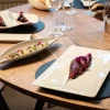 Assiette plate blanc porcelaine bone china 40 cm Feelings - RAK Outlet