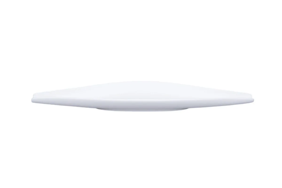 Assiette plate blanc porcelaine bone china 40 cm Feelings - RAK Outlet