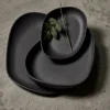 Assiette plate blanc porcelaine 35,5x23,5 cm Yayoi - COOKPLAY Discount