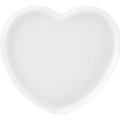 Assiette plate blanc porcelaine 19,8x18 cm Cliché - RAK Discount