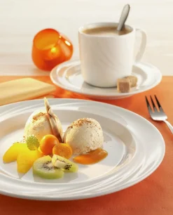 SCHONWALD Assiette plate blanc porcelaine Ø 25,7 cm Donna Senior New