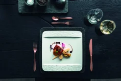 VILLEROY & BOCH Assiette plate blanc porcelaine The Rock Outlet