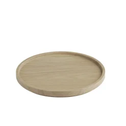 APS Assiette plate bord droit rond bois Ø 16 cm The Grid Discount
