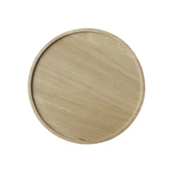 APS Assiette plate bord droit rond bois Ø 16 cm The Grid Discount