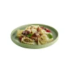 APS Assiette plate bord droit rond vert porcelaine Ø 26 cm The Grid Online
