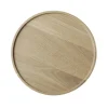APS Assiette plate bord droit rond bois Ø 20 cm The Grid Online
