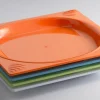Assiette plate carré blanc copolyester 23,5x23,5 cm Vaisselle Copolyester - SAINT ROMAIN Best