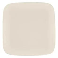 Assiette plate carré blanc porcelaine bone china 21,3x21,3 cm Bravura - RAK Best