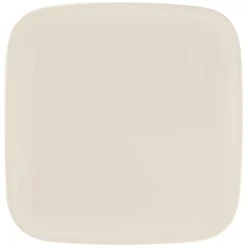RAK Assiette plate carré blanc porcelaine bone china 25,3x25,3 cm Bravura Best