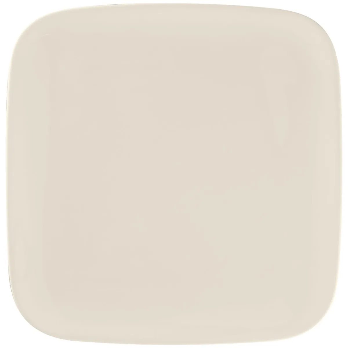 RAK Assiette plate carré blanc porcelaine bone china 25,3x25,3 cm Bravura Best