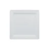 RAK Assiette plate carré blanc porcelaine vitrifiée 24x24 cm Access Clearance