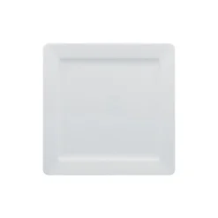 RAK Assiette plate carré blanc porcelaine vitrifiée 24x24 cm Access Clearance