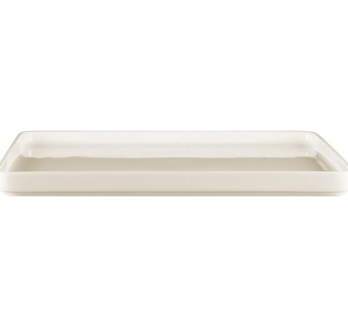 Assiette plate carré blanc porcelaine 32x32 cm Fractal - RAK Discount