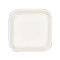 Assiette plate carré blanc porcelaine 8x8 cm Fractal - RAK Online