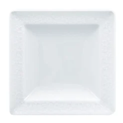 RAK Assiette plate carré blanc porcelaine 12,4x12,4 cm Charm New